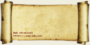 Kristina Punoš vizit kartica